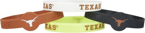 aminco NCAA Unisex Adult Silicone Bracelet (4-Pack) in Saudi Arabia