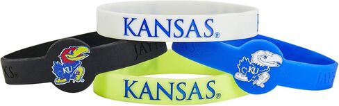 aminco NCAA Unisex Adult Silicone Bracelet (4-Pack) in Saudi Arabia