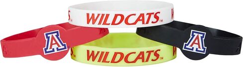 aminco NCAA Unisex Adult Silicone Bracelet (4-Pack) in Saudi Arabia