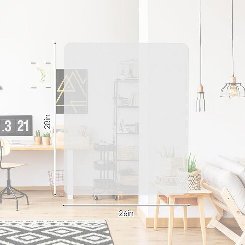 Clear Plastic Chair Mat for Office Chair on Carpet with Lip, 26 * 28Inches Office Chair Mat for Hardwood Floor, Chair Mat for Rolling Chairs, Clear Chair Mat for Office Chair Floor Protector in Kuwait