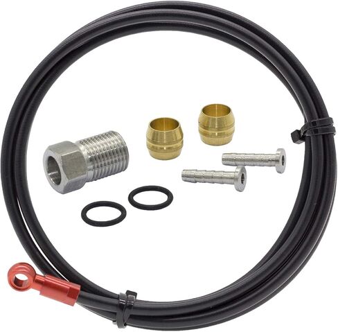 طقم خرطوم فرامل قرص هيدروليكي للدراجة لنظام شيمانو BH90-SB 2000 مم أحمر in Kuwait