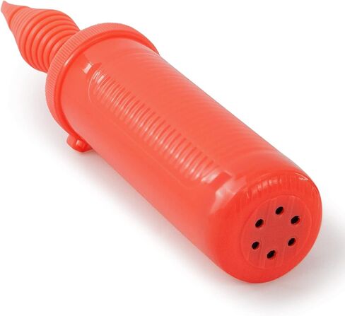 منفاخ بالونات يدوي - منفاخ بالونات محمول باليد للبالونات، مضخة نفخ هواء مزدوجة الاتجاه (أحمر-02) in Kuwait