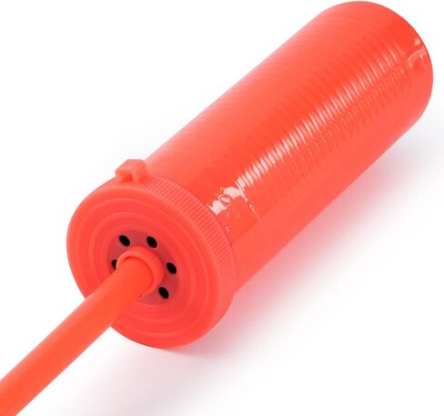 منفاخ بالونات يدوي - منفاخ بالونات محمول باليد للبالونات، مضخة نفخ هواء مزدوجة الاتجاه (أحمر-02) in Kuwait