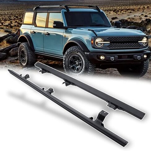 قضبان صخرية ذات 4 أبواب تناسب 2021-2024 Ford Bronco Rock Sliders Nerf Bars (باستثناء Bronco Sport) in Kuwait