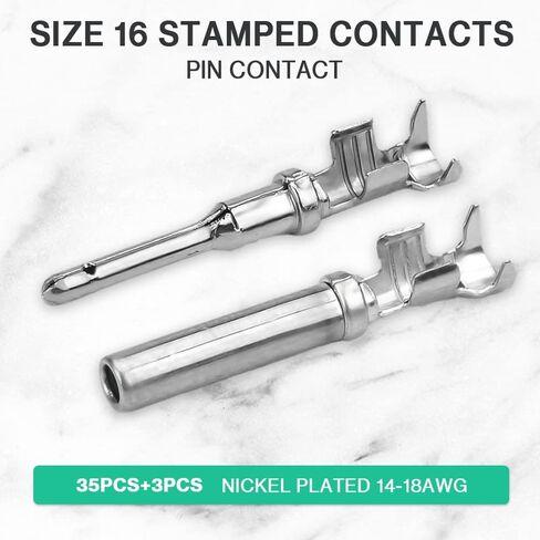 DT Series Connector Kit 2 3 4 6 Pin Gray Connector 1 Set, Size 16 Solid Contacts 14-18AWG Waterproof Electrical Wire Connector with Seal Plug for Truck, Off-Road Vehicles, Marine, Motorcycle Wiring in Saudi Arabia