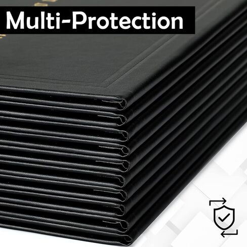 10 Pcs Graduation Imprinted Diploma Holder 8.5''x 11'' Diploma Cover Black Graduation Padded Certificate Holder Smooth Leatherette Certificate Covers Letter Size Diploma Folder for College School in Saudi Arabia