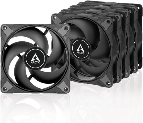 ARCTIC P12 Max - PC Fan, High-Performance 120mm Case Fan, PWM Controlled 200–3300 RPM, Optimised for Static Pressure, 0dB Mode, Fluid Dynamic Bearing - Black in Saudi Arabia