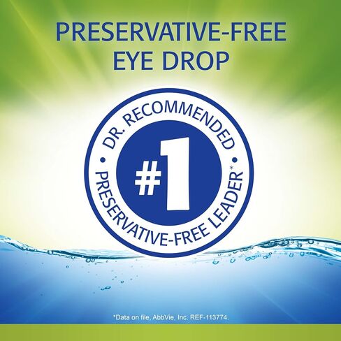 Refresh RELIEVA Xtra Preservative-Free Tears Lubricant Eye Drops, 0.33 fl oz (10 mL) in Saudi Arabia
