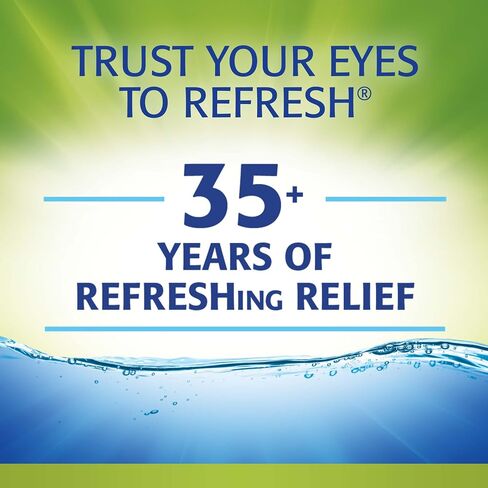 Refresh RELIEVA Xtra Preservative-Free Tears Lubricant Eye Drops, 0.33 fl oz (10 mL) in Saudi Arabia
