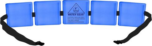 حزام السباحة الاحترافي من Water Gear يطفو على الماء - حزام تمرين مائي مع رغوة عالية الكثافة للمحترفين أو المبتدئين - معدات تمرين منخفضة التأثير - استخدام سهل وآمن in Saudi Arabia