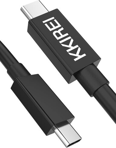 [Intel Certified USB 4 Cable for Thunderbolt 4 Cables, 3.3FT/1M USB-C Cable 40Gbps Data Transfer and 100W 20V/5A Charging Power, Compatible with Thunderbolt 3, 4, USB-C, USB4 Devices in Saudi Arabia