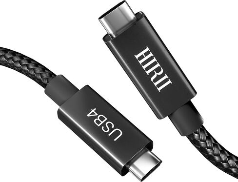 كابل USB4، USB4 متوافق مع كابل Thunderbolt 4 بطول 3.3 أقدام / 1 متر يدعم شاشة 8K / نقل بيانات بسرعة 40 جيجابت في الثانية / شحن 100 واط مع Thunderbolt 4، USB4، Thunderbolt 3، USB-C (معتمد) in Saudi Arabia