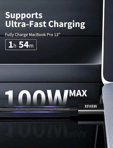كابل USB4، USB4 متوافق مع كابل Thunderbolt 4 بطول 3.3 أقدام / 1 متر يدعم شاشة 8K / نقل بيانات بسرعة 40 جيجابت في الثانية / شحن 100 واط مع Thunderbolt 4، USB4، Thunderbolt 3، USB-C (معتمد) in Saudi Arabia