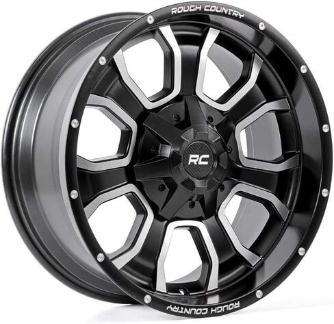 Rough Country 93 Series Matte Black Wheel | 20x9 | 6x5.5/6x135 | +0mm - 93209012 in Kuwait