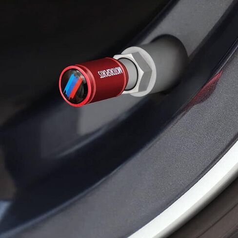 Wheel tire Valve stem Cap for 1 2 3 4 5 6 7 Series X1 X2 X3 X4 X5 X6 M3 M5 Z4 (Blue) in Kuwait
