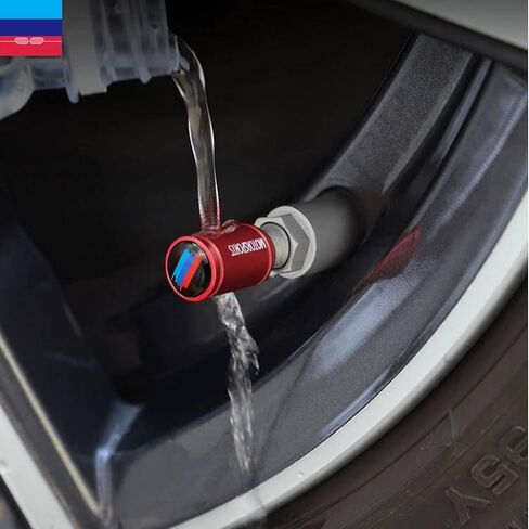 Wheel tire Valve stem Cap for 1 2 3 4 5 6 7 Series X1 X2 X3 X4 X5 X6 M3 M5 Z4 (Blue) in Kuwait