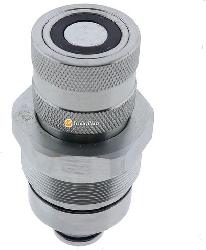 FridayParts Hydraulic Flat Face Quick Connect Coupler AT406475 Compatible for John Deere Skid Steer Loader 318E 319E 320E 323E 326E 328E 329E 332E 333E Replacement in Saudi Arabia