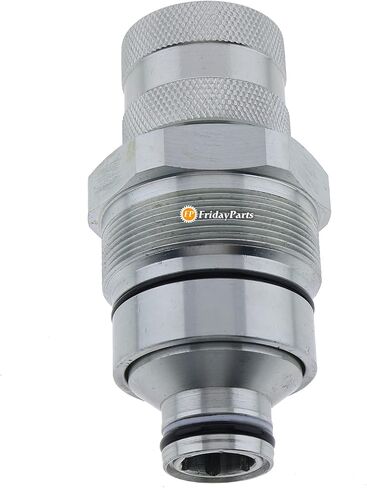 FridayParts Hydraulic Flat Face Quick Connect Coupler AT406475 Compatible for John Deere Skid Steer Loader 318E 319E 320E 323E 326E 328E 329E 332E 333E Replacement in Saudi Arabia