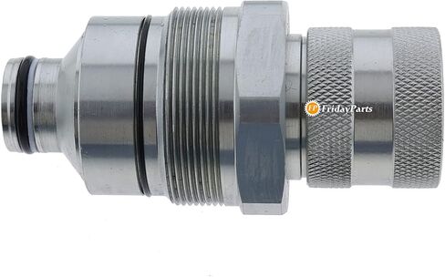 FridayParts Hydraulic Flat Face Quick Connect Coupler AT406475 Compatible for John Deere Skid Steer Loader 318E 319E 320E 323E 326E 328E 329E 332E 333E Replacement in Saudi Arabia
