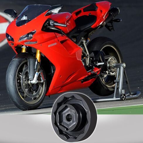 أداة مقبس صامولة المحور الأمامي الخلفي من Bonbo للدراجات النارية Ducati ATVs Super Bike 1098 1198 1199 Panigale Multistrada Diavel (30 مم + 55 مم) in Saudi Arabia