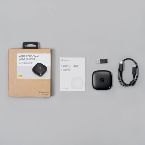 Synology BeeDrive 4TB │ النسخ الاحتياطي لملفات Windows وصور iOS/Android في نفس الوقت │ نقل الملفات من الهاتف الذكي إلى الكمبيوتر الشخصي عبر شبكة Wi-Fi in Kuwait
