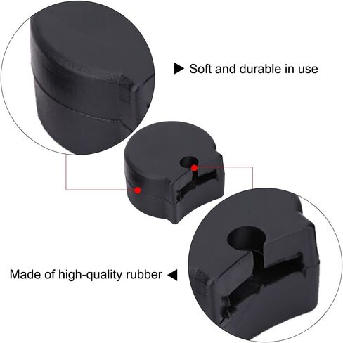 المطاط الكلارينيت الإبهام وسادة استراحة حامي مريحة لينة العملي المطاط الكلارينيت الإبهام حامي غطاء الاصبع أسود 10 قطعة in Kuwait