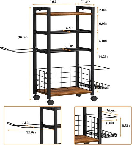 Snughome Dumbbell Rack, Weight Rack for Dumbbells, Home Gym Storage Rack for Kettlebells, Workout Equipment, Foam Roller and Yoga Mat Storage Rack, All in One Dumbbell Rack with Wheels and Hooks in Kuwait