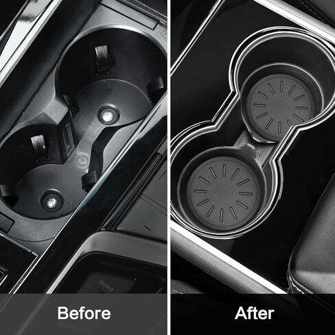 4 عبوات من قواعد الأكواب السوداء للسيارة، بساط كأس السيارة العالمي غير القابل للانزلاق، بساط كأس السيارة الداخلي للسيارات، بساط كوب السيارة لأكواب المشروبات المموجة، حامل أكواب السيارة من السيليكون للسيارة، قاعدة مشروبات السيارة، بطانة حامل الأكواب in Kuwait