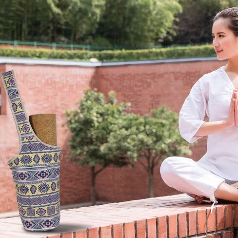 Yoga Mat Bag, Long Tote with Pockets Cute Yoga Mat Holder with Bonus Yoga Mat Strap, Stylish and Practical Yoga Mat Bags and Carriers for Women in Kuwait