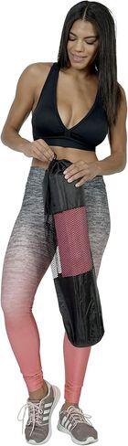 حقيبة سجادة اليوجا الأنيقة - حقيبة رياضية قابلة للتنفس ومحمولة مع أشرطة كتف قابلة للتعديل - تناسب معظم سجادات اليوجا in Kuwait