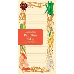 Notepad Thai Notepad العاطلين عن العمل - 65 منصة Note Desk Note Easy -Tear مع 4 تصاميم للصفحة بالتناوب ، 8.25 "× 4.25"