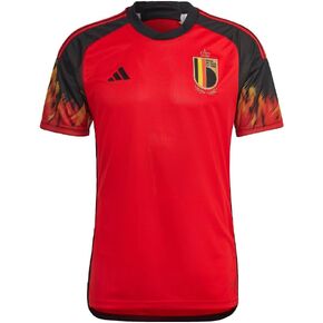 adidas Beligium Home Men's Soccer Jersey World Cup 2022 (M) Red/Black