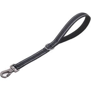 1PCS Leash for Medium Dogs No Chew Glow-in-The-Dark Dog Leash Heavy Duty Dog Leash Dog Leash for Small Dogs with Light (Black Short)