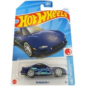 Hot Wheels 95 Mazda RX-7, Blue, HW J-Imports 9/10