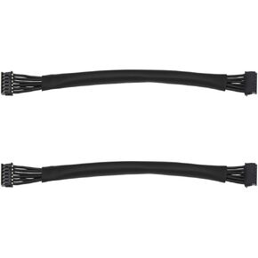 SING F LTD 2Pcs Brushless Motor Sensor Black Cable 100mm Cable Length 1.25 Terminal Double Head 6p Suitable for Mini RC Helicopter LED Light Strip RC Drift Car Model