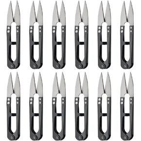 12pack 4.1inch مقص خياطة خيوط الخيوط الخيط مقص مقصات صغيرة تقليم القناصة لمشاريع DIY مدرسة المكتب المنزلي (متعدد الألوان)