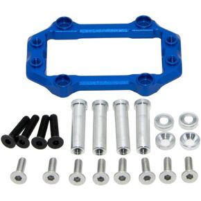 Steering Servo Mount Compatible with Arrma 1/8 Typhon 6S BLX Upgrades,Kraton 6S BLX,Outcast 6S BLX,Talion 6S BLX,1/10 Senton 6S BLX,Replace #AR320193 Aluminum Alloy RC Car Parts(Blue)