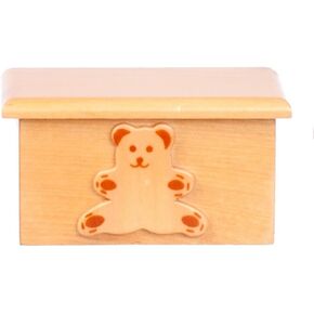 Melody Jane Dolls Houses Dollhouse Miniature 1:12 Scale Small Bear Toy Box T6465