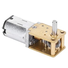 Fafeicy N20 DC12V MINI MICRO GEAR MOTION ، CW/CCW ، محرك تقليل السرعة لـ DIY TOY (DC12V16RPM) (2pcs)