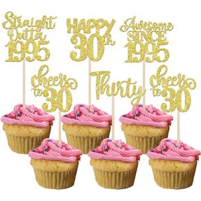 30 حزمة عيد ميلاد 16th Cupcake Topcake Glitter Straight Outta 2009 Happy 16th Sixteen Awesome منذ عام 2009 يختار كب كيك 16 ديكورات رائعة لعيد الميلاد في حفل زفاف السادس عشر حفلة سوداء