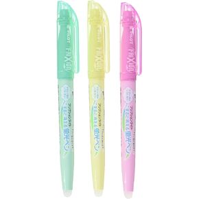 Pilot Highlighter Frixion Light ، 3 مجموعة ألوان ناعمة (SFL-30SL-3CS)