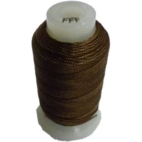 SSCC Chestnut Silk Spool/Silk Cord/Delling Cord/Size FFF/92YDS//100 ٪ Silk Thread/Jewelry Making/Tassel/Mapproidery Making