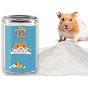 Meow & Woof Hamster Bath Sand ، 2.2 رطل رمال صحراوية خالية من الغبار من شينشيلاس ، جيربيل ، الفئران السورية ، خنزير غينيا ، حيوانات صغيرة من الفراش قفص الفراش
