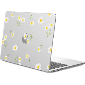 JOYLAND Plastic Hard Shell Case Compatible with 13 Inch MacBook Air Case A1932/A2179/A2337, Hibiscus Flower Printed Frosted Matte Laptop Cover for Women Girls, 13 Inch