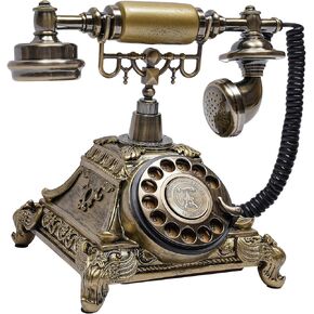 Sangyn Antique Phone European Style Telephone Retro Landlline Tepones Decor