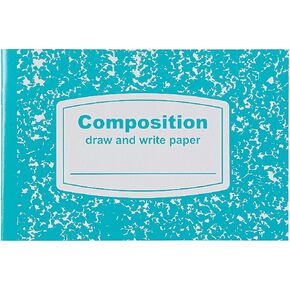 Fun Express Draw Write Half Sized Composition Book - 12 Pieces - Educational And Learning Activities For Kids