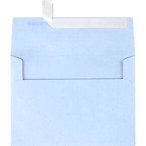 LUXPaper A7 Invitation Envelopes | Peel & Press | 5 1/4" x 7 1/4" | Baby Blue | 80lb. Text | 500 Qty