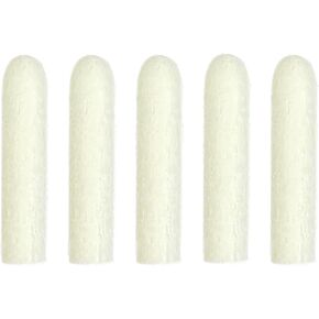 Replaceable Marker Tips 6.5mm, 5Pcs/Pack, Bullet Tips, White Fiber, for Refillable Paint Pens, Midsole Markers and DIY Art Replace Nibs