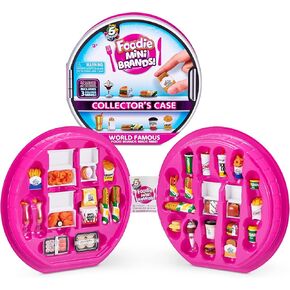 5 Surprise 77288 Brands Includes 5 Mystery Foodie Collector's Case, Store and Display 30 Mini Collectibles, Fast Food Toys and Shopping Accessories