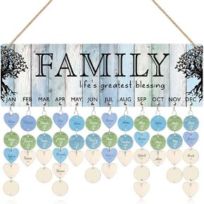 TORTI BOSITING FAMILY THEDINDAR CALENDAR BOARD (16''x5 '')